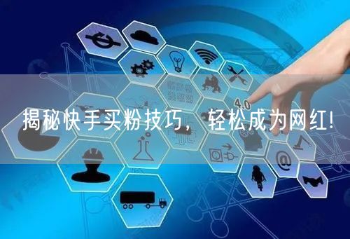 揭秘快手买粉技巧，轻松成为网红!