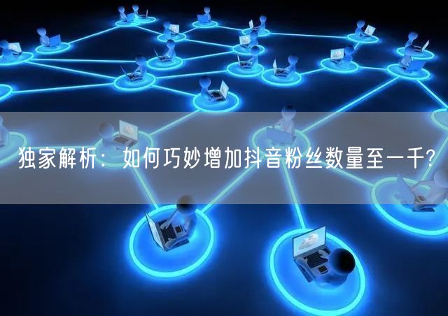 独家解析:如何巧妙增加抖音粉丝数量至一千?