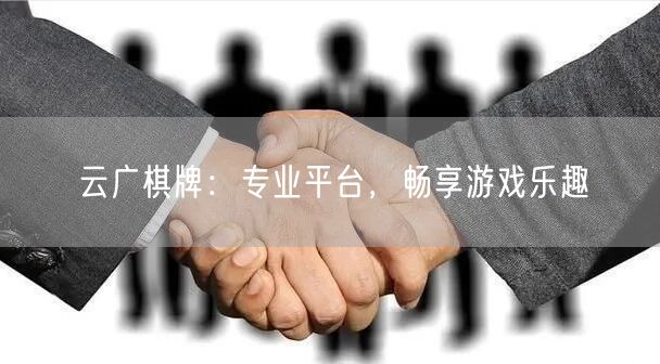 云广棋牌:专业平台,畅享游戏乐趣