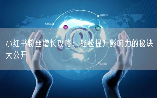 小红书粉丝增长攻略:轻松提升影响力的秘诀大公开