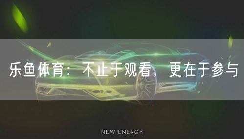 乐鱼体育:不止于观看,更在于参与